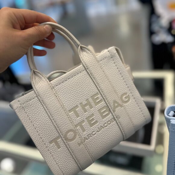 NWT! NEW! Marc Jacobs The Tote Leather Mini Crossbody -6 Colors - Picture 7 of 16